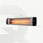Terrasverwarmer BRASQ hangend elektrisch met ab - afbeelding 3