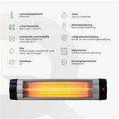 Terrasverwarmer BRASQ hangend elektrisch met ab - afbeelding 8