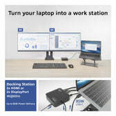 USB-C Docking Station HDMI monitoren displayLink - afbeelding 10
