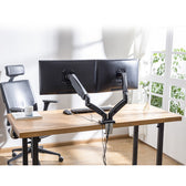 Monitorarm office met gasveer 2 schermen - afbeelding 2