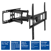 Full motion tv wandsteun 37 tot 70 inch VESA - afbeelding 3