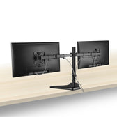 Monitorarm op voet 2 schermen - afbeelding 3