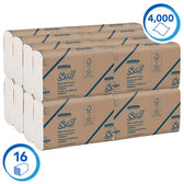 Handdoek Scott1-laags 230x235mm 16x250st wit 1804 - afbeelding 4