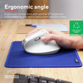 Muis Trust ergonomisch BAYO II draadloos wit - afbeelding 9