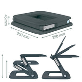 Laptopstandaard Leitz Ergo verstelb multihoek gs - afbeelding 4