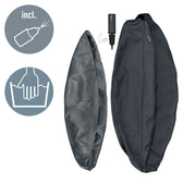 Actieve zitbal Leitz Ergo 75cm anti-rol donkergs - afbeelding 3