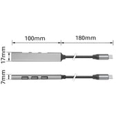 USB-C hub 3x USB-A 2.0 en 1x USB-A 3.0 - afbeelding 7
