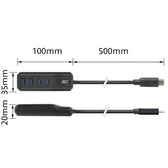 USB-C hub 3.0 4 poorts USB-A - afbeelding 7