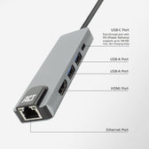 USB-C 4K docking station voor 1 HDMI monitor - afbeelding 4