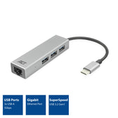 USB-C hub 3.0 3x USB-A Gigabit ethernet - afbeelding 3