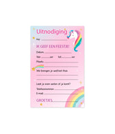 Uitnodigingskaarten Unicorn - afbeelding 2