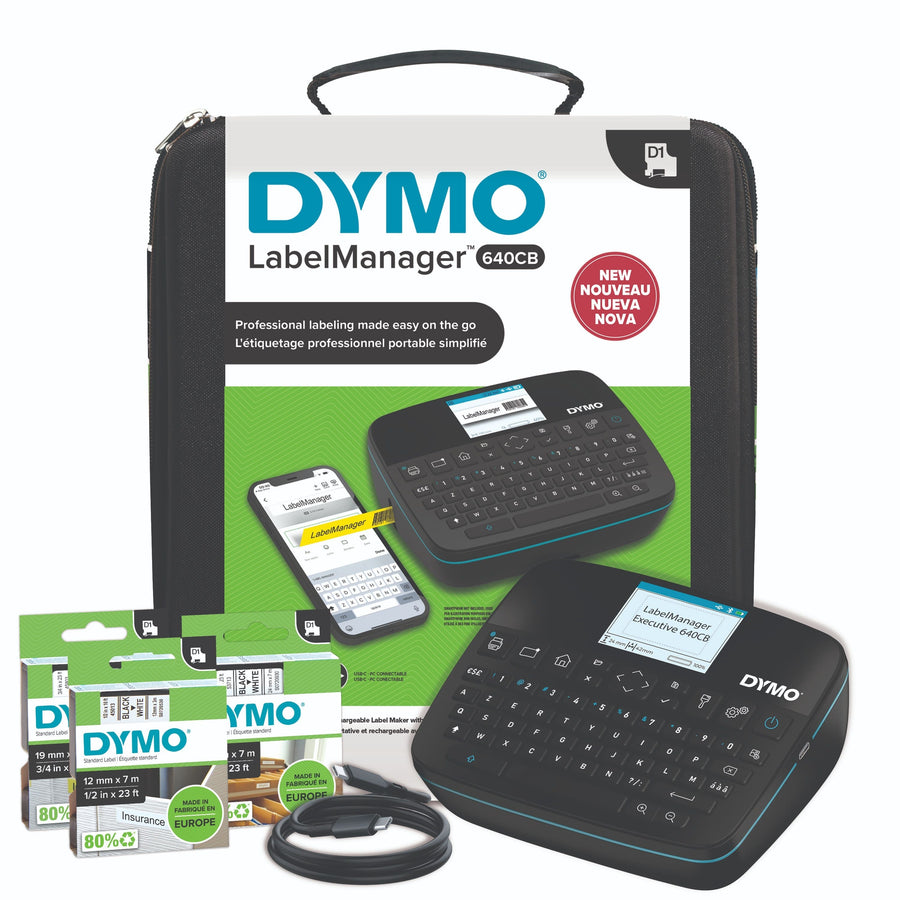 Labelprinter Dymo LM 640CB azerty 24mm koffer