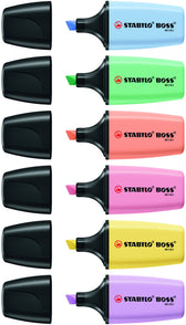 Markeerstiftt STABILO BOSS mini pastel ass 6 stuks - afbeelding 5
