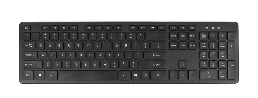 Toetsenbord Quantore Qwerty draadloos USB-A zwart