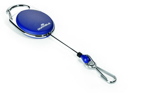 Afrolmechanisme Durable Style karabijnhaak blauw