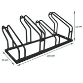 Fietsenrek BRASQ  4 fietsen BS400 zwart - afbeelding 4