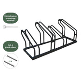 Fietsenrek BRASQ  4 fietsen BS400 zwart - afbeelding 6
