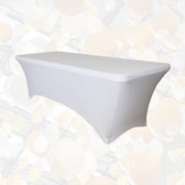 Tafelrok BRASQ 183x76x74cm wit - afbeelding 5