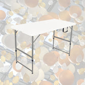 Vouwtafel BRASQ 120x60x74cm FC120 wit - afbeelding 10
