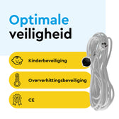 Verlengkabel BRASQ 30m wit - afbeelding 6