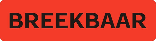 Waarschuwingsetiket breekbaar 500 stuks