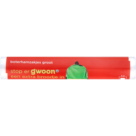 Boterhamzak Gwoon 80 stuks