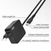 USB-C laptoplader 65W met Power D-profielen 2 m - afbeelding 5