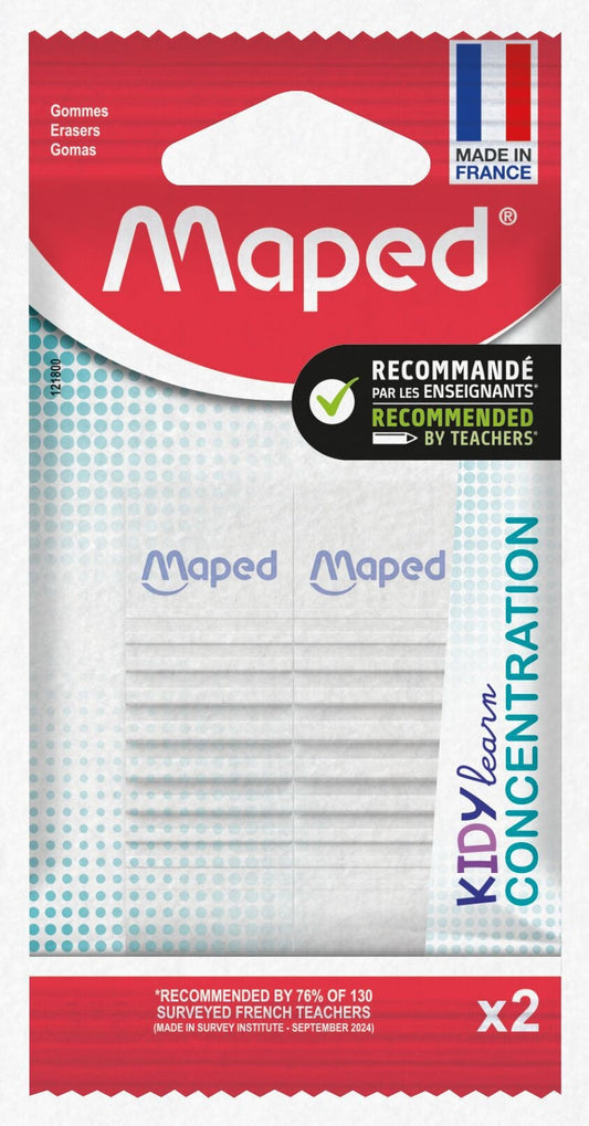 Gum Maped Kidy Learn Concentration set 2 stuks wit