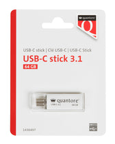 USB-stick Quantore USB-C 64GB 3.1 zilver