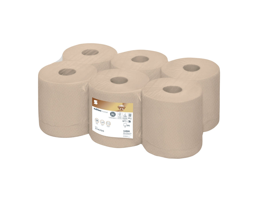 Poetspapier Satino CF1 PureSoft 2laags 6x150m
