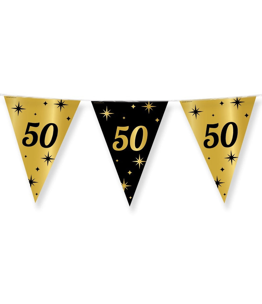 Classy Party flags foil 50