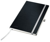 Notitieboek Leitz Style A5 lijn 160pag zwart