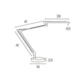 Bureaulamp Unilux Mamboled 2.0 LED grijs - afbeelding 8
