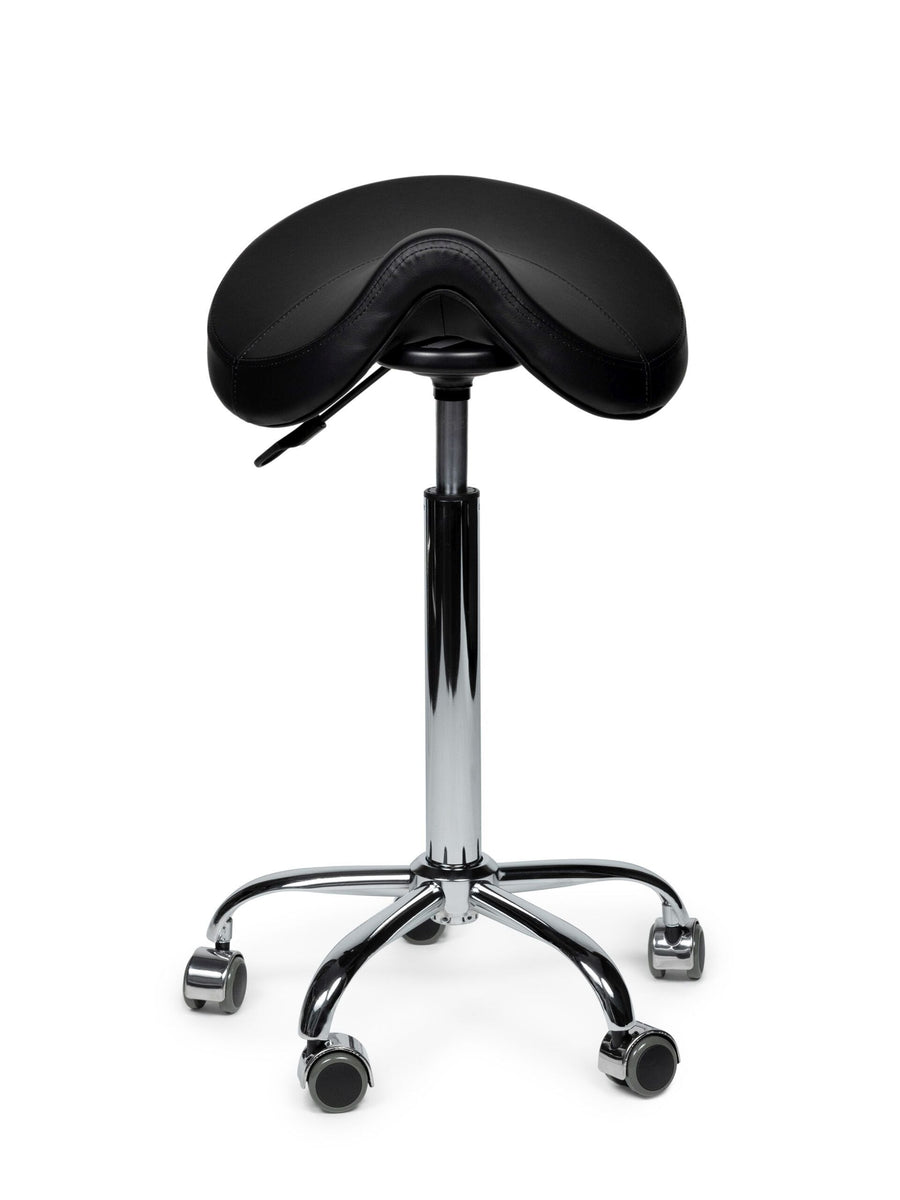 Premium zadelkruk zwart standaard