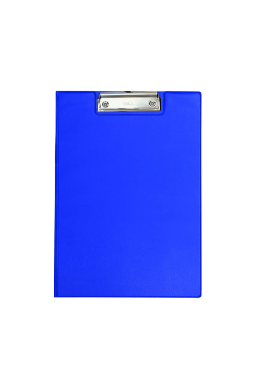 Klembordmap MAUL A4 staand PVC met penlus blauw