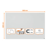 Whiteboard Nobo Infinity randloos 60x90cm - afbeelding 3