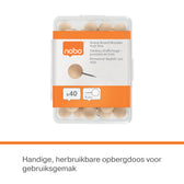 Punaises Nobo hout voor memobord 40st - afbeelding 5