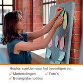 Punaises Nobo hout voor memobord 40st - afbeelding 6