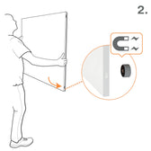 Whiteboard Nobo Infinity randloos 90x120cm - afbeelding 8