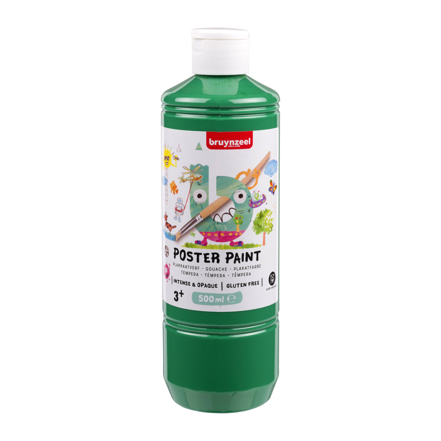 Plakkaatverf Bruynzeel fles 500ml groen