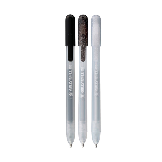 Gelschrijver Sakura Gelly Roll Special 3st zilver