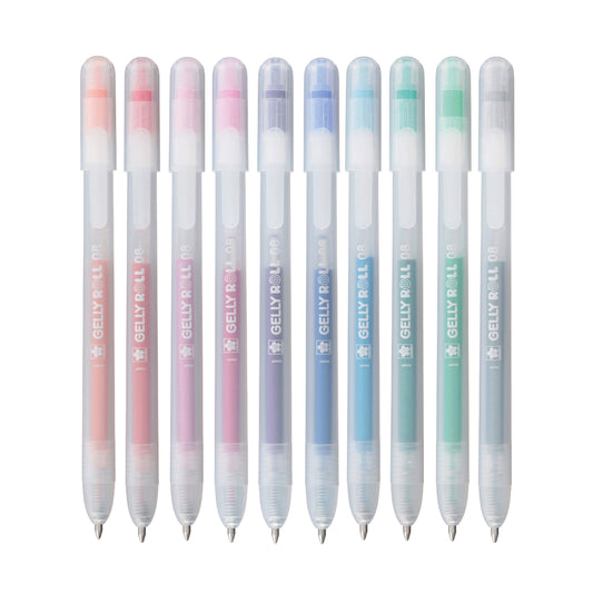 Gelschrijver Sakura Gelly Roll Stardust 10 kleuren