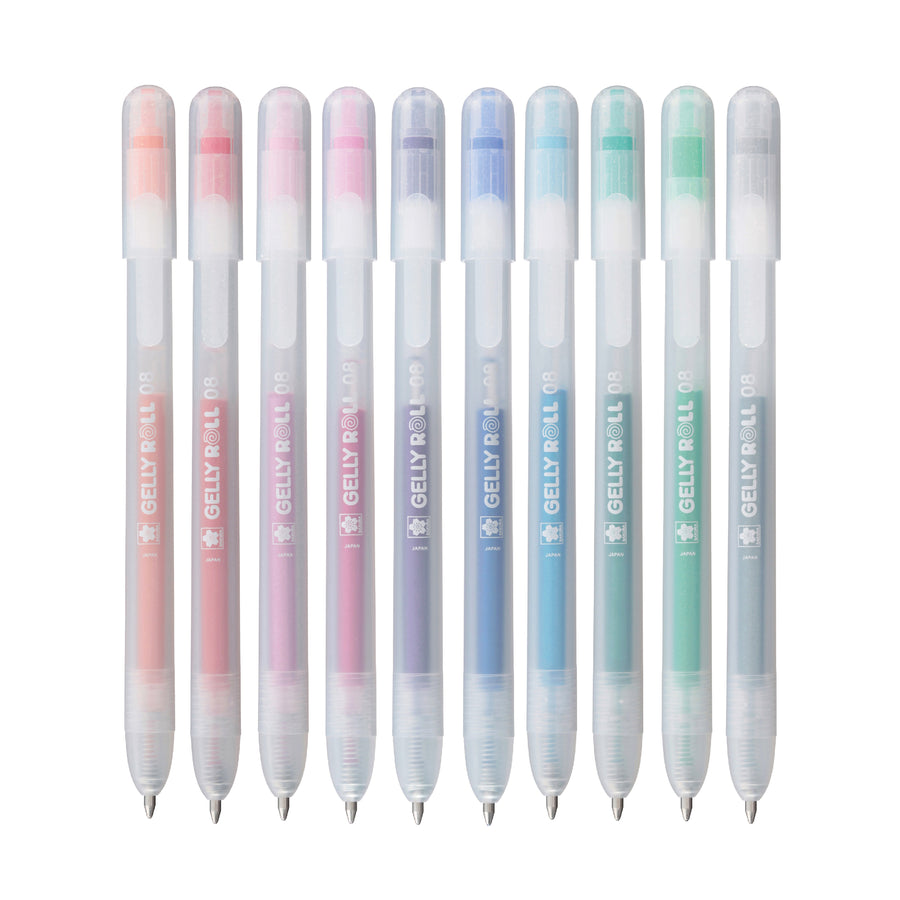 Gelschrijver Sakura Gelly Roll Stardust 10 kleuren