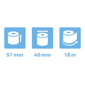 Telrol Exacompta 57mmx18mx12mm thermisch - afbeelding 10