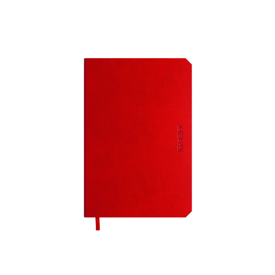 Notbk de KEMPEN Poppy 110x160 blanco 160pag rood
