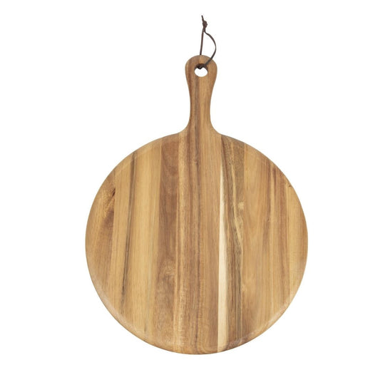 Plank Olympia acaciahout rond 33cm