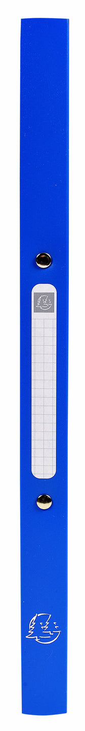 Ringband Exacompta A4 2rings Omech 15mm PP blauw - afbeelding 3