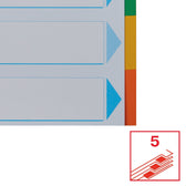 Tabbladen Esselte Stand A4 5dlg karton 11r ass - afbeelding 4