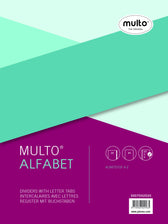 Tabbladen Multo A4 23r PP a z grijs