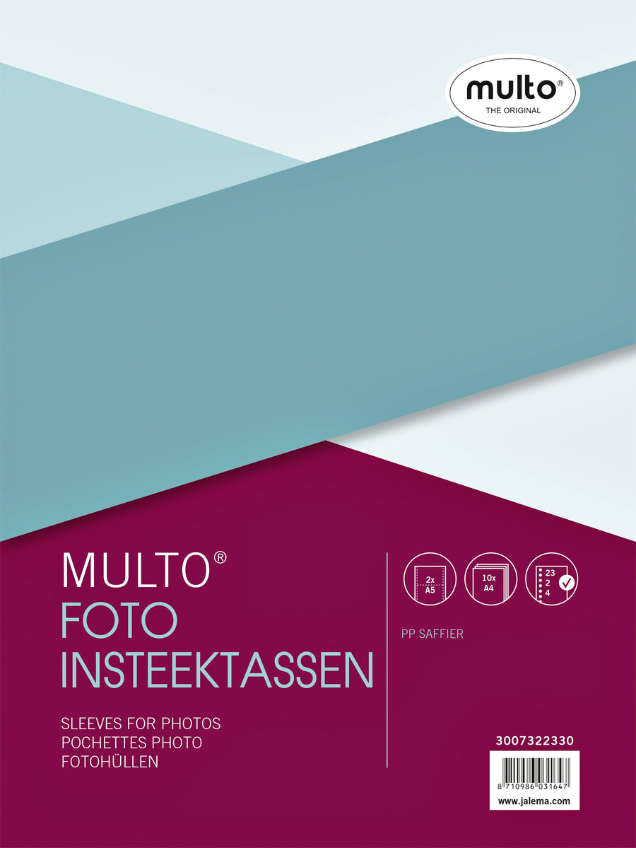 Fototas Multo A4 23r 2 vaks 148x210mm pp mat 10st